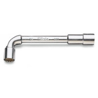 Chiavi a pipa doppie esagonali - poligonali cromate 937 beta mm19 cod.009370019