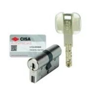 Cilindro  Cisa RS3 S 40/50  chiavi mis mm 40-50 new 5 chiavi