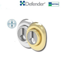 DEFENDER MAGNETICO MOTTURAPER SERRATURE COLORE ORO CON 4 CHIAVI  MOTTURA DF332P0NPVC4