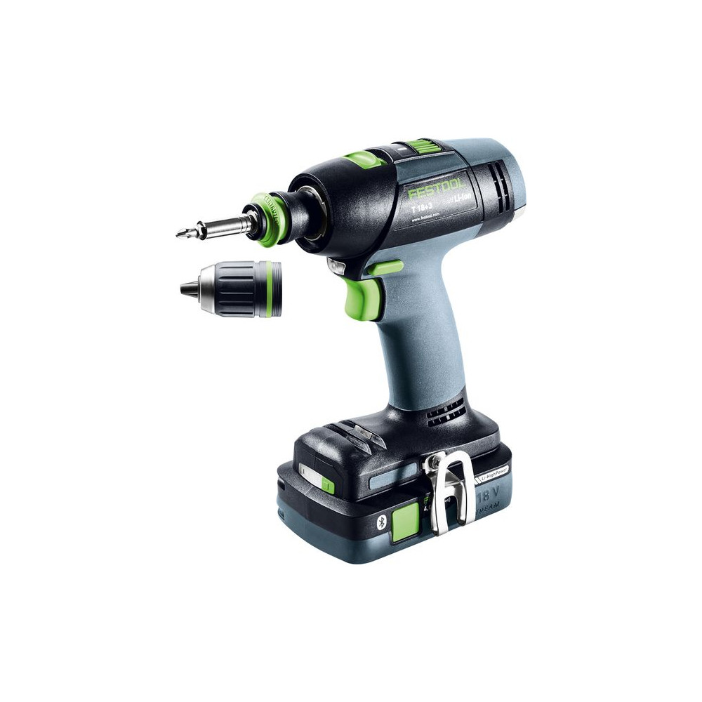 Festool Trapano avvitatore a batteria T 18+3 HPC 4,0 I-Plus Festool Trapano avvitatore a batteria T 18+3 HPC 4,0 I-Plus