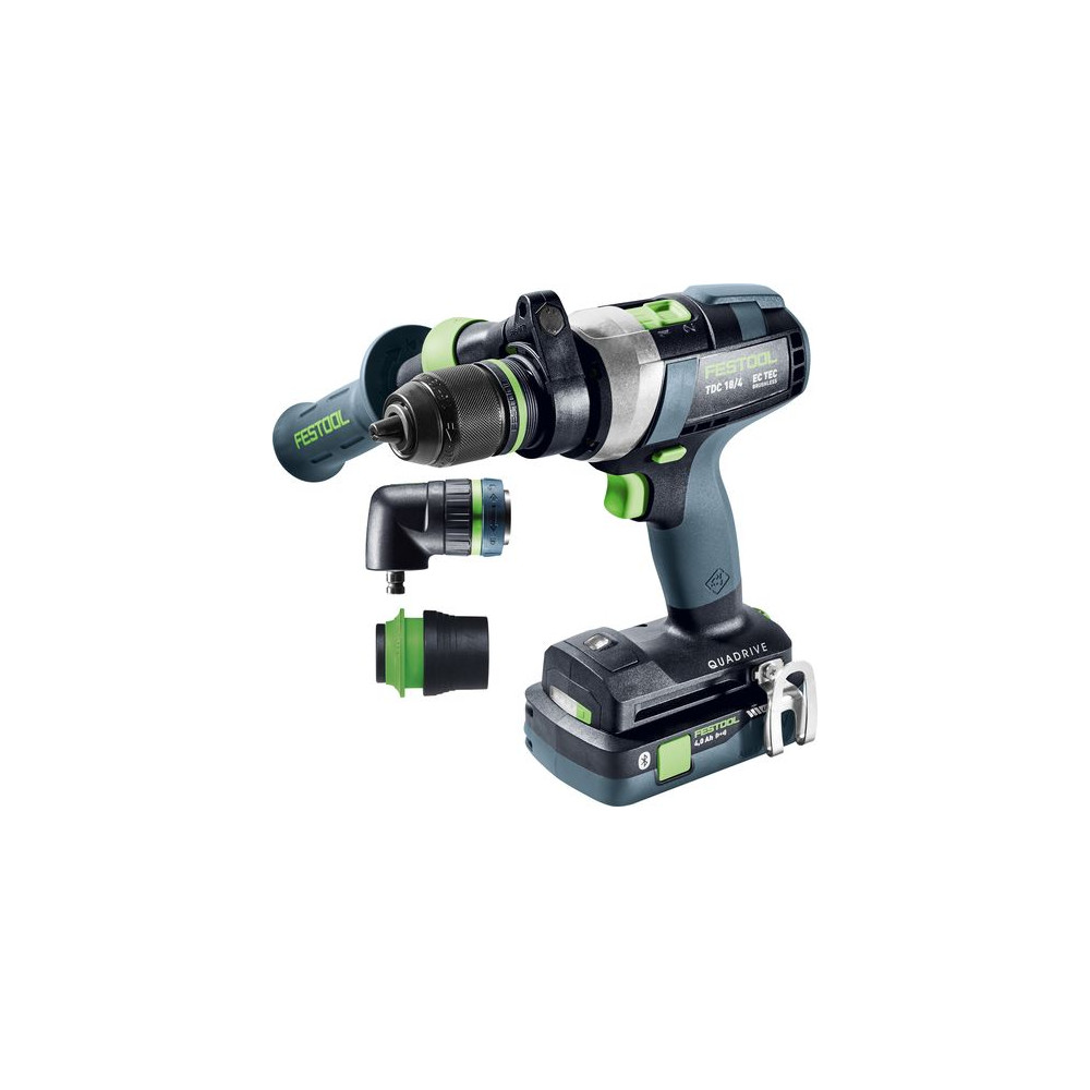 Festool Trapano avvitatore a batteria TDC 18/4 5,0/4,0 I-Set QUADRIVE Festool Trapano avvitatore a batteria TDC 18/4 5,0/4,0 I-Set QUADRIVE