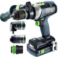 Festool Trapano avvitatore con percussione a batteria TPC 18/4 5,0/4,0 I-Set/XL QUADRIVE