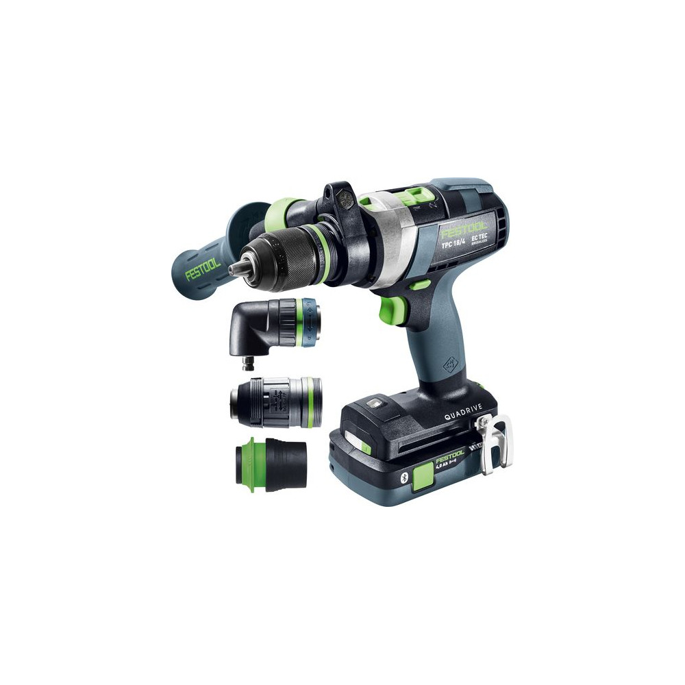 Festool Trapano avvitatore con percussione a batteria TPC 18/4 5,0/4,0 I-Set/XL QUADRIVE Festool Trapano avvitatore con percussione a batteria TPC 18/4 5,0/4,0 I-Set/XL QUADRIVE
