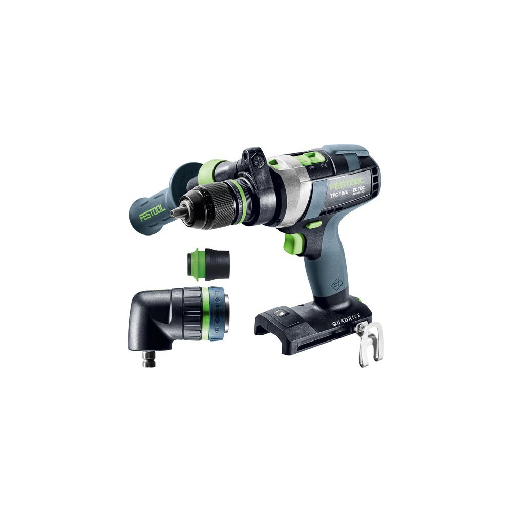 Festool Trapano avvitatore con percussione a batteria TPC 18/4 I-Basic-Set QUADRIVE Festool Trapano avvitatore con percussione a batteria TPC 18/4 I-Basic-Set QUADRIVE
