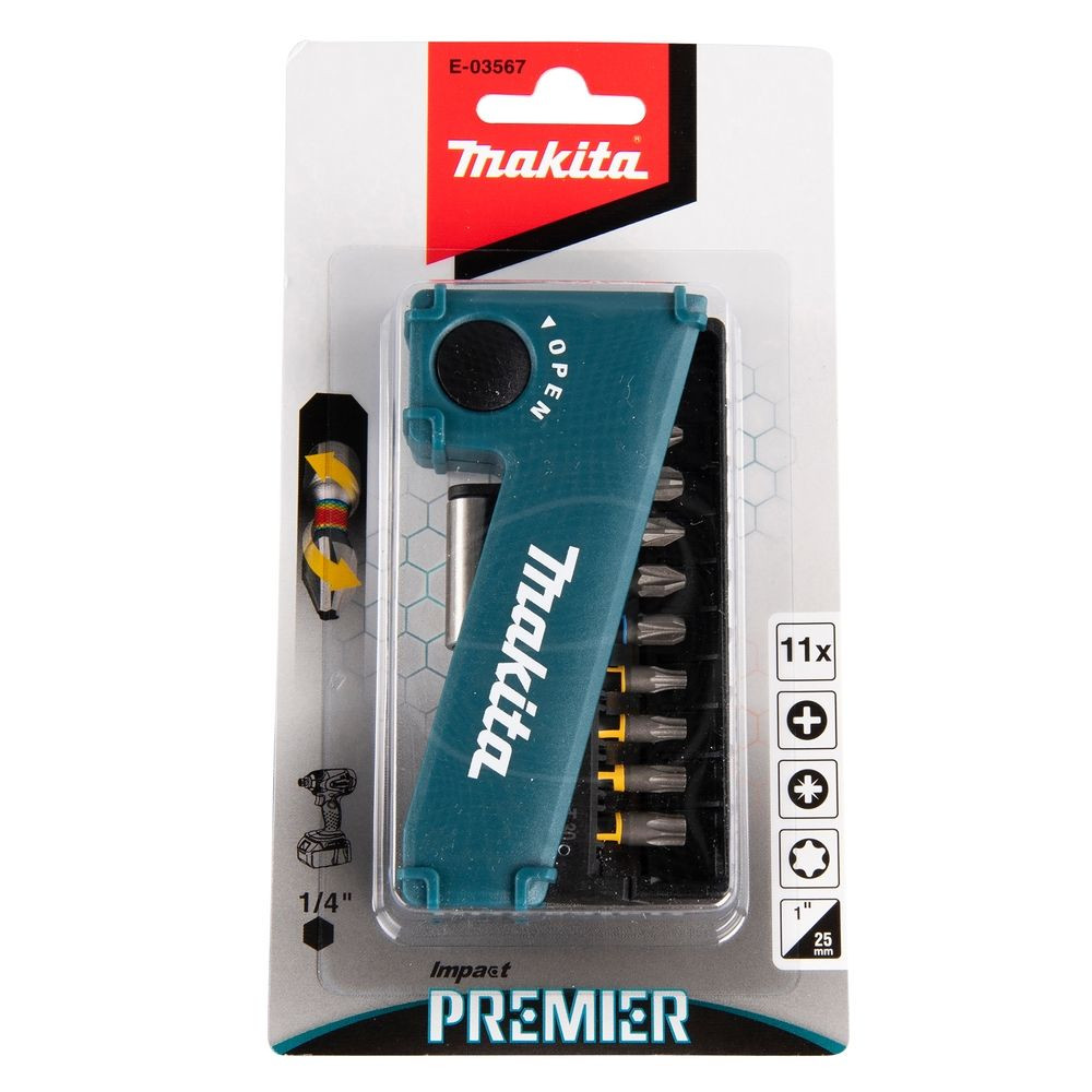 Set inserti C-Form per avvitatura Impact Premier - PH/PZ/T MAKITA E-03567 Set inserti C-Form per avvitatura Impact Premier - PH/PZ/T MAKITA E-03567