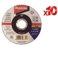 10 DISCHI DA TAGLIO DIAMETRO 125 MAKITA TOP P-53039 