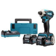 AVVITATORE IMPULSI 40V MAKITA TW004GD201 CON 2 BATTERIE DA2,5 AH,CARICABATERIE, VALIGETTA