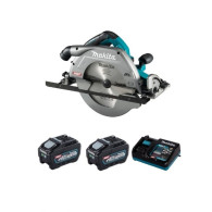 sega circolare 40vmax 1600w270mm2 batterie 5ah caricabatterie makita hs011gt201
