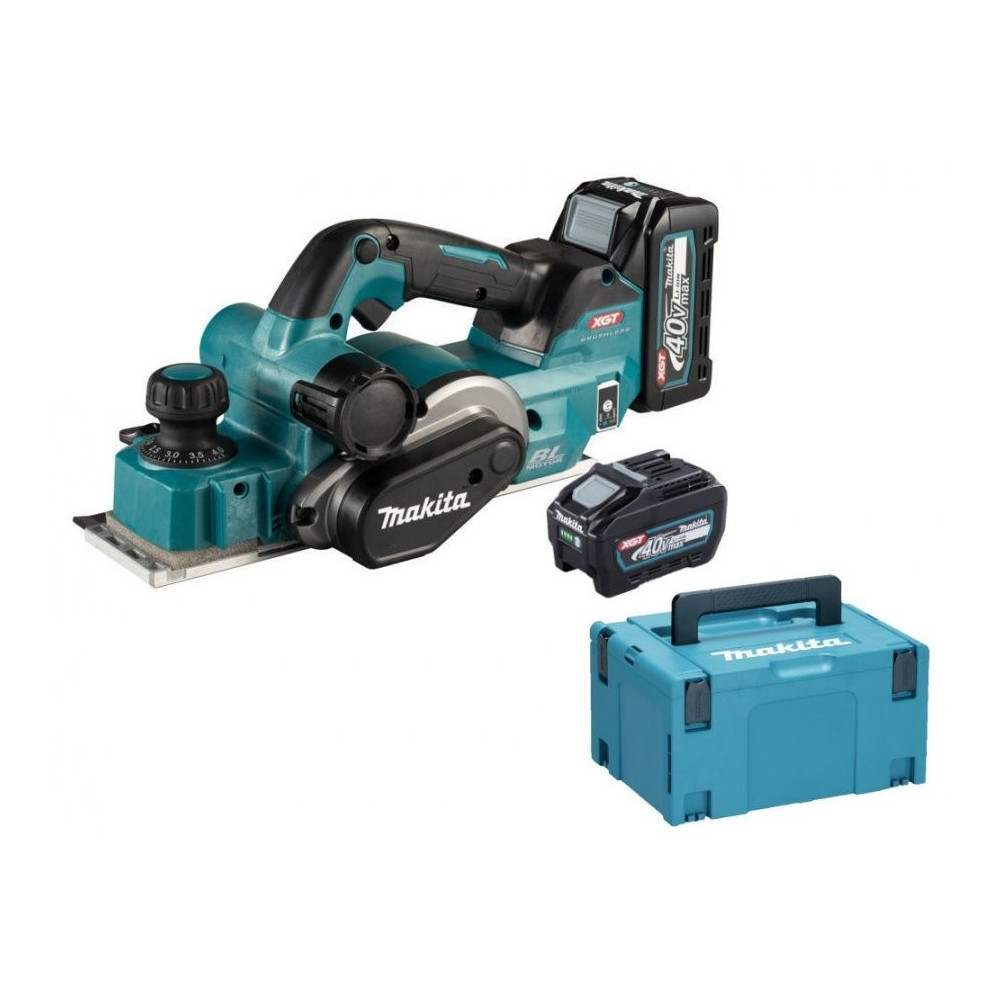 Pialla Makita KP001GM202 2 batterie 40v 4ah caricabatterie valigetta Pialla Makita KP001GM202 2 batterie 40v 4ah caricabatterie valigetta