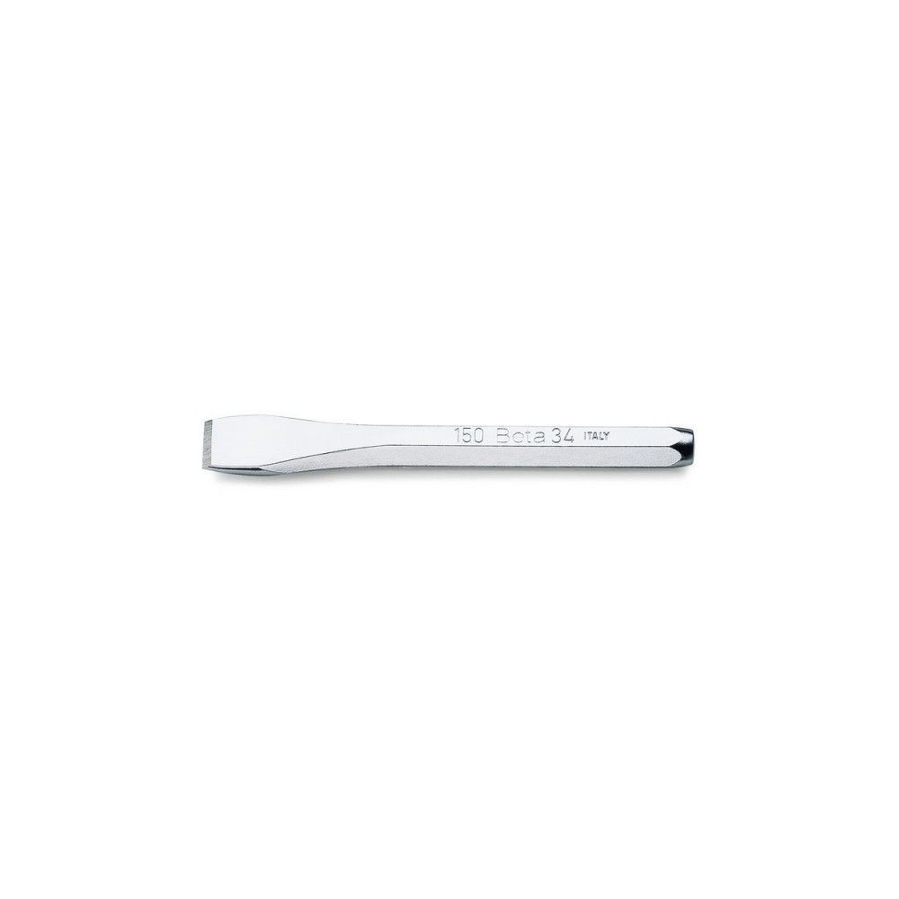 Scalpello piatto tipo normale cromato 34 beta 000340001 mm 14.5x125 Scalpello piatto tipo normale cromato 34 beta 000340001 mm 14.5x125