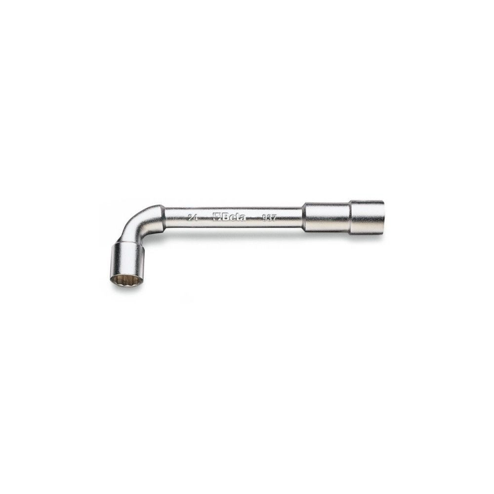 Chiavi a pipa doppie esagonali - poligonali cromate 937 beta mm7 cod.009370007
