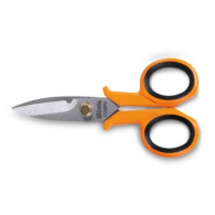Forbici per elettricisti lame diritte in acciaio inossidabile con microdentatura BETA 1128BMX