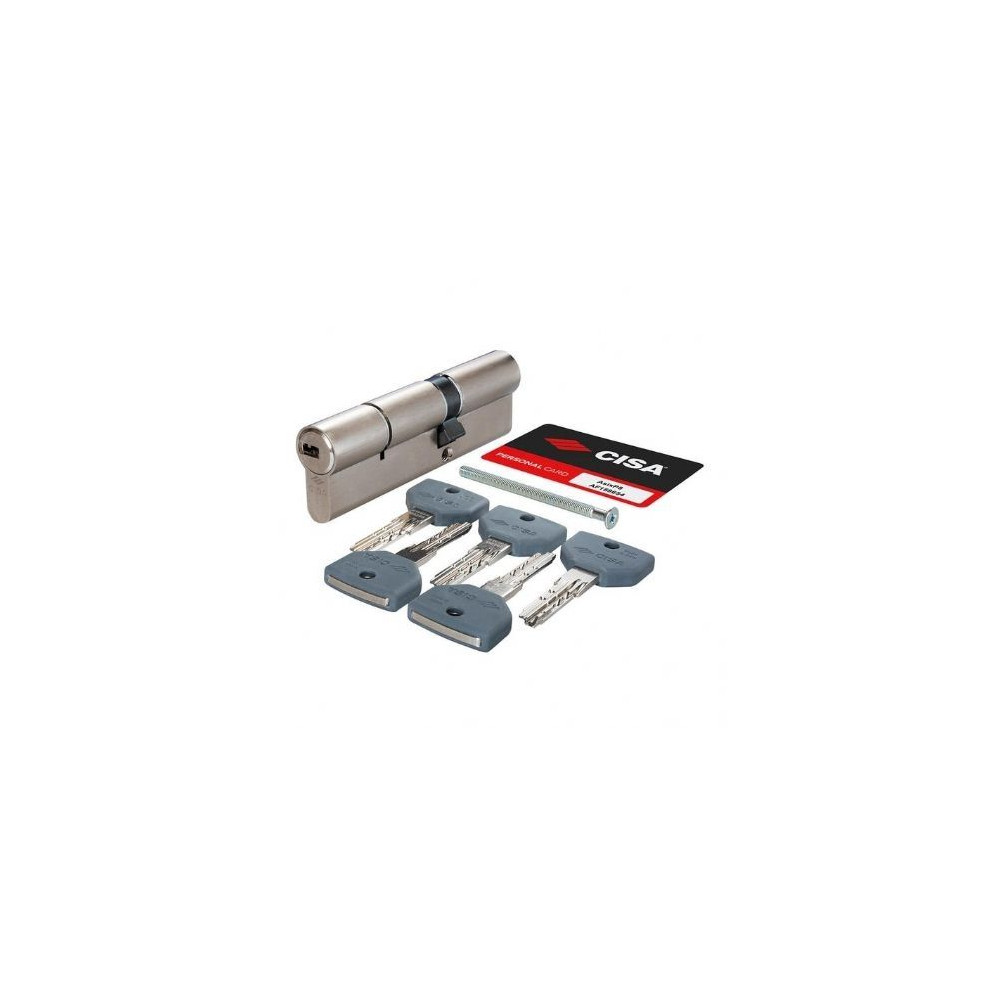 Cilindro cisa ASIXP8 mm 40/40 5 chiavi + chiave cantiere 