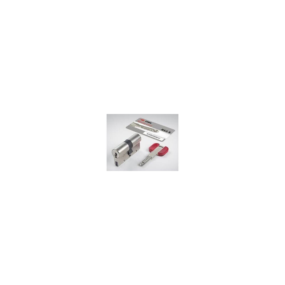 Cilindro  Cisa RS3 S 40/40 con 5 chiavi  mis. mm 40-40