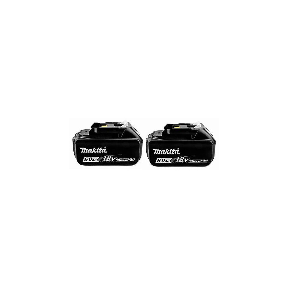 2Batterie MAKITA LXT ® BL1860B 6,0 Ah ART197428-2 2Batterie MAKITA LXT ® BL1860B 6,0 Ah ART197428-2