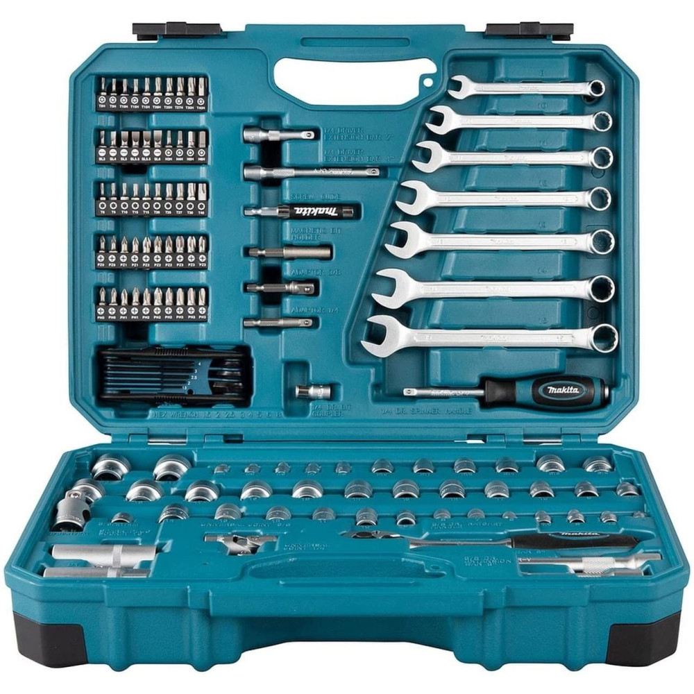 valigetta 120pezzi attrezzi manuali makita E-06616 valigetta 120pezzi attrezzi manuali makita E-06616