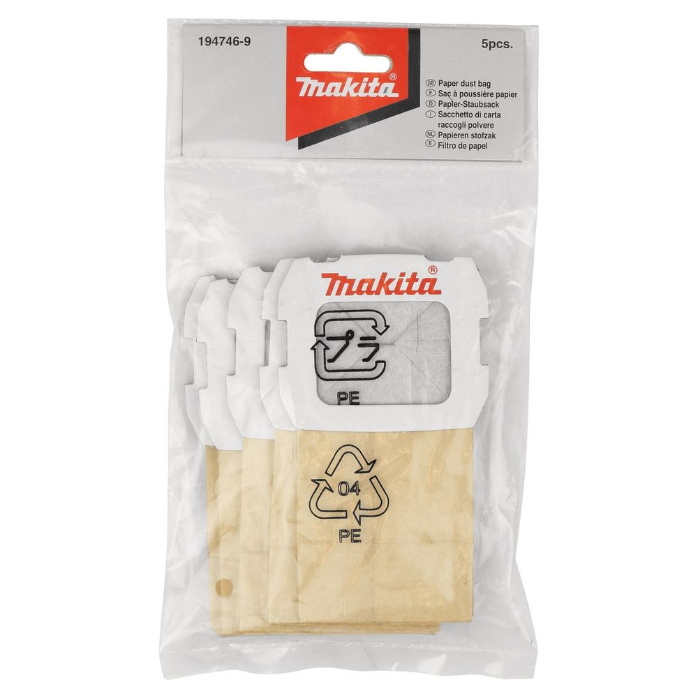 Sacchetto carta, 5pz MAKITA194746-9 Sacchetto carta, 5pz MAKITA194746-9