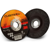 Dischi abrasivi da sbavo 3M Cubitron II T27 125mm a centro depresso (20pz) 7mm