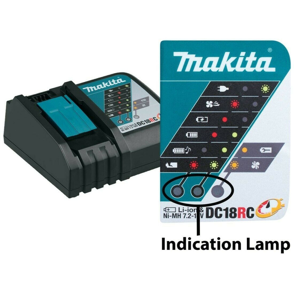 CARICABATTERIE MAKITA DC18RC 
