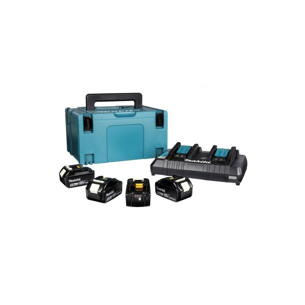 KIT ENERGY MAKITA 197626-8 18VBL 4 BATTERIE  1850B 5 AH + DC18RD CARICABATTERIE