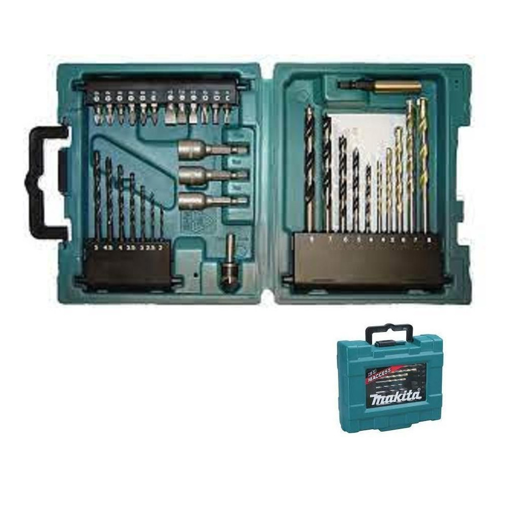 KIT 34 ACCESSORI X AVVITATURA E FORATURA MAKITA D-36980