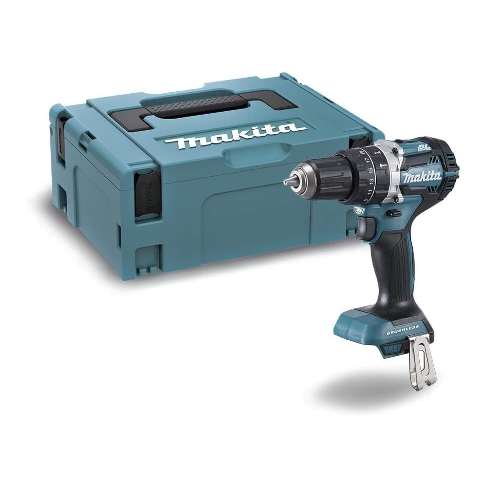 TRAPANO AVVITATORE A PERCUSSIONE MAKITA DHP484ZJ in VALIGETTA