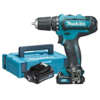 Trapano battente percussione con 2 batteria 2Ah 10,8VP valigetta Makita HP331DSAJ 