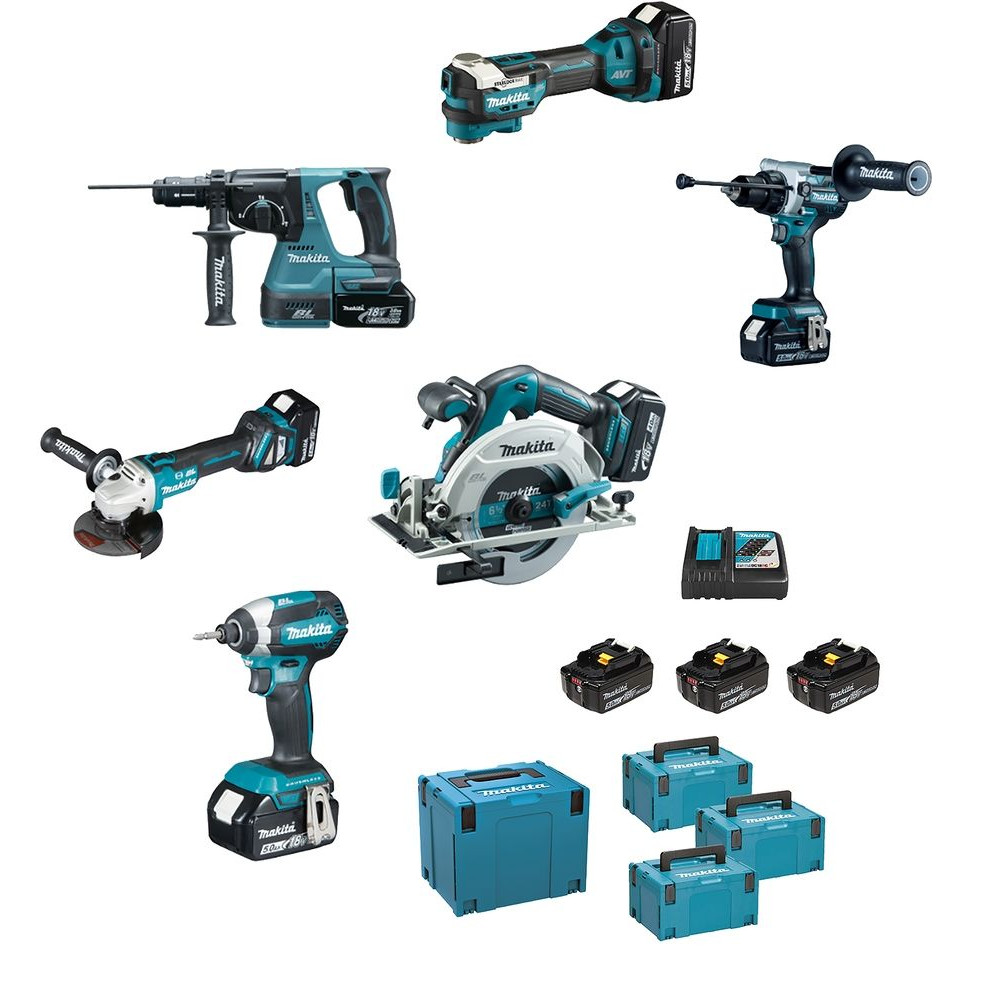 Combo Kit Makita DLX6126JX1 18V 5Ah