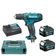  avvitatore percussione a batteria MAKITA HP333DSMJ 10,8V 12V 2batterie da4Ah e caricatore e valigetta