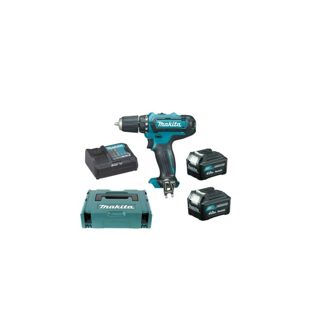avvitatore percussione a batteria MAKITA HP333DSMJ 10,8V 12V 2batterie da4Ah e caricatore e valigetta avvitatore percussione a batteria MAKITA HP333DSMJ 10,8V 12V 2batterie da4Ah e caricatore e valigetta