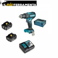 TRAPANO  AVVITATORE DHP485 rf2J 2 BATTERIE da 3 ah c valigetta 