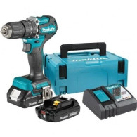 trapano avvitatore con percussione makita dhp487RAJ +2 BATTERIE DA 2.0 AH  nuovo modello ultracompatto