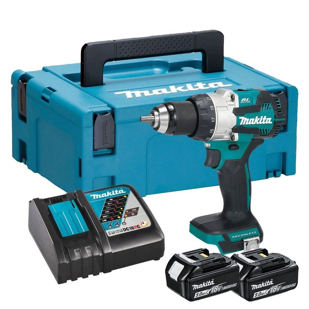 Trapano avvitatore Makita con percussione LXT DHP489RTJ Trapano avvitatore Makita con percussione LXT DHP489RTJ