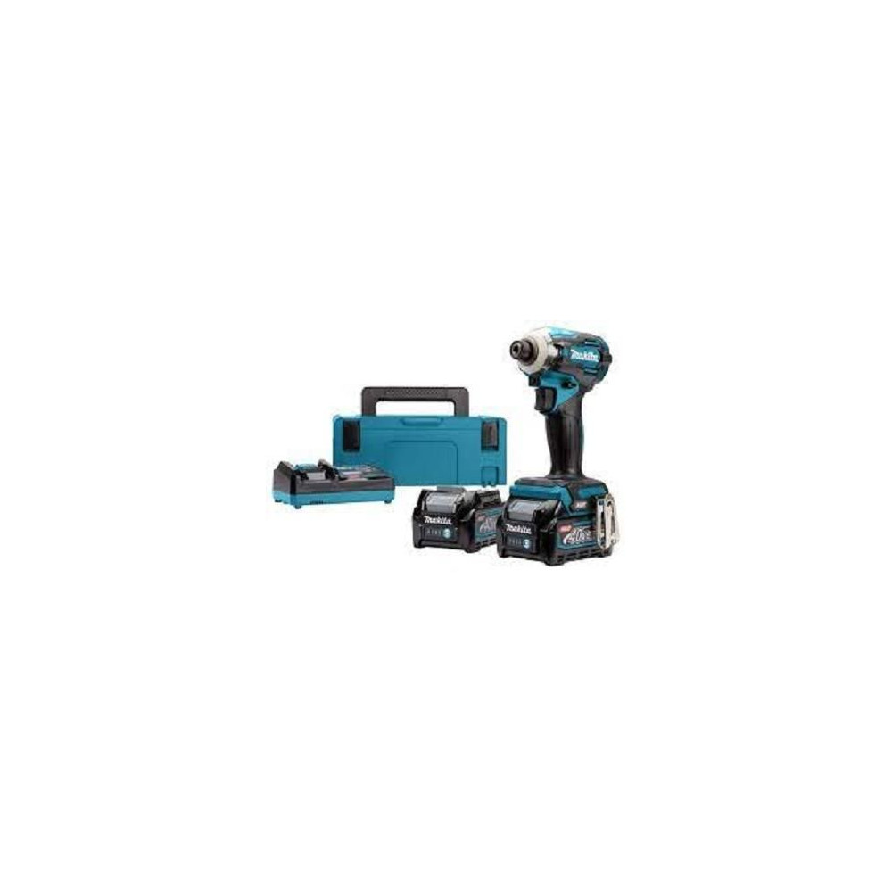 AVVITATORE IMPULSI 40V MAKITA TW004GD201 CON 2 BATTERIE DA2,5 AH,CARICABATERIE, VALIGETTA
