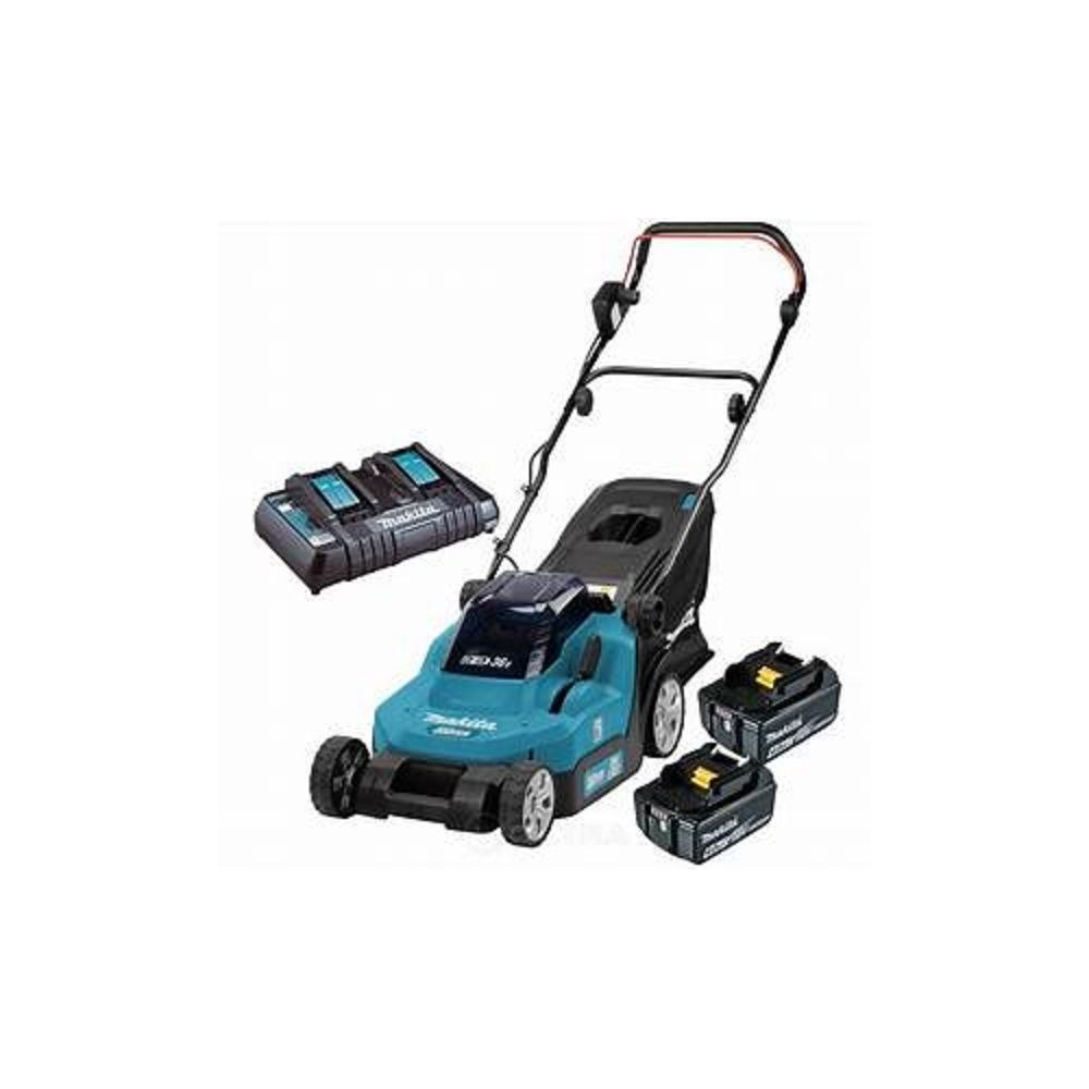  rasaerba dlm382pm2 makita CON caricabatterie + 2 BATTERIE DA 4 AH