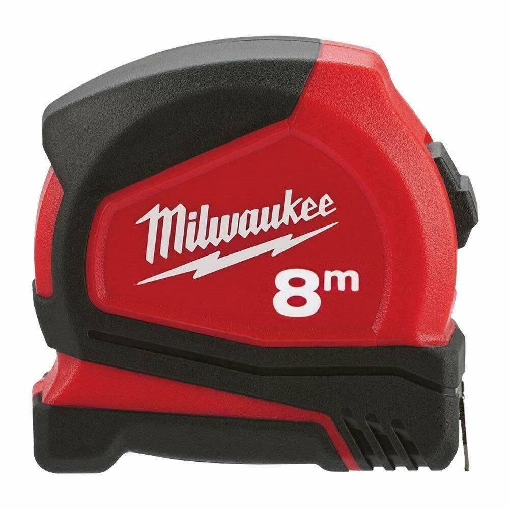 Metro a Nastro 8 m Milwaukee PRO Compact- Metro a Nastro 8 m Milwaukee PRO Compact-