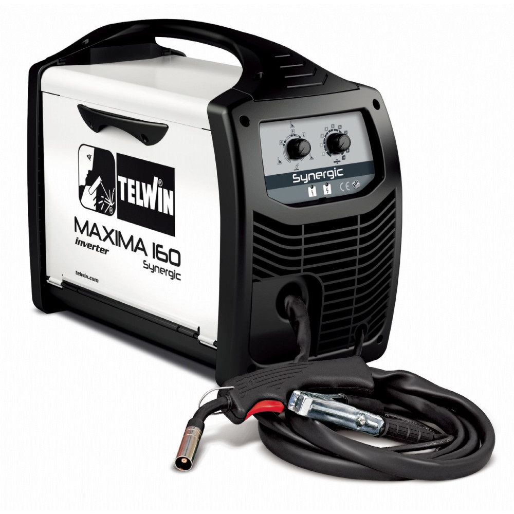 Saldatrice a filo Maxima 160 Synergic inverter Telwin 816085 Saldatrice a filo Maxima 160 Synergic inverter Telwin 816085