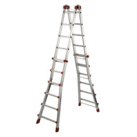 SCALA IN ALLUMINIO TELESCOPICA AL060 6+6  EN 131