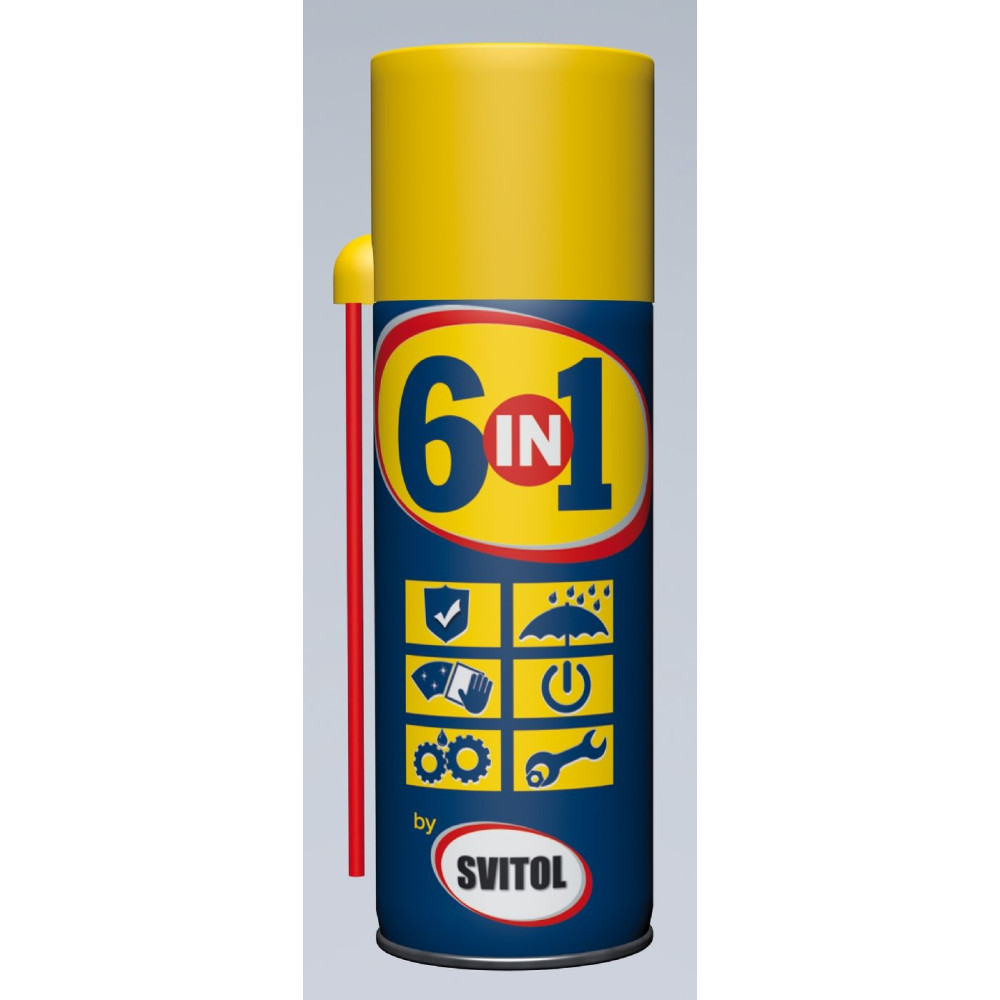 SVITOL 6 IN 1, 400ML , ANTICORROSIVO,DETERGENTE,LUBRIFICANTE,SBLOCCANTE SVITOL 6 IN 1, 400ML , ANTICORROSIVO,DETERGENTE,LUBRIFICANTE,SBLOCCANTE