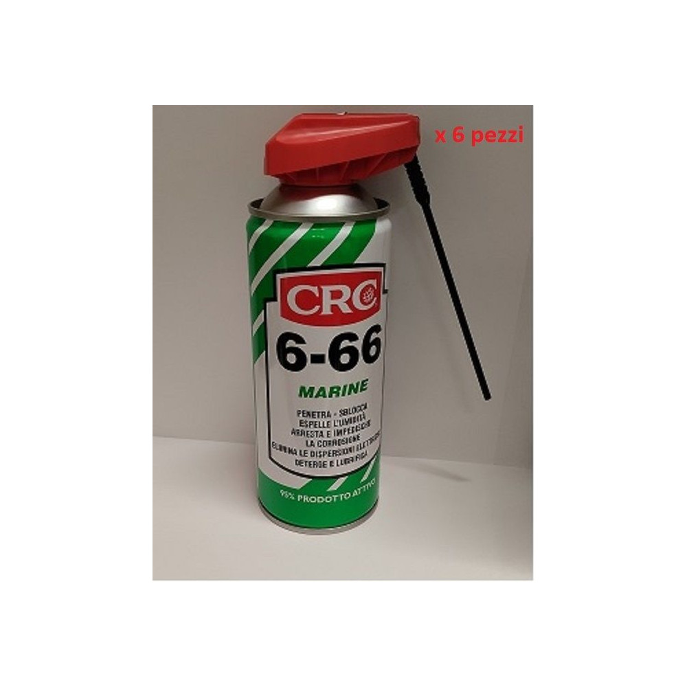 CRC 6-66 MARINE SBLOCCANTE offerta di 6pezzi da 400ml CRC 6-66 MARINE SBLOCCANTE offerta di 6pezzi da 400ml