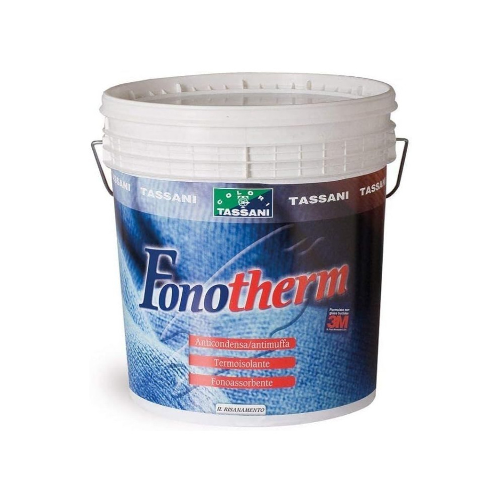 PITTURA TERMOISOLANTE ANTIMUFFA ANTICONDENSA TERMICA FONOTHERM TASSANI LT.14 PITTURA TERMOISOLANTE ANTIMUFFA ANTICONDENSA TERMICA FONOTHERM TASSANI LT.14