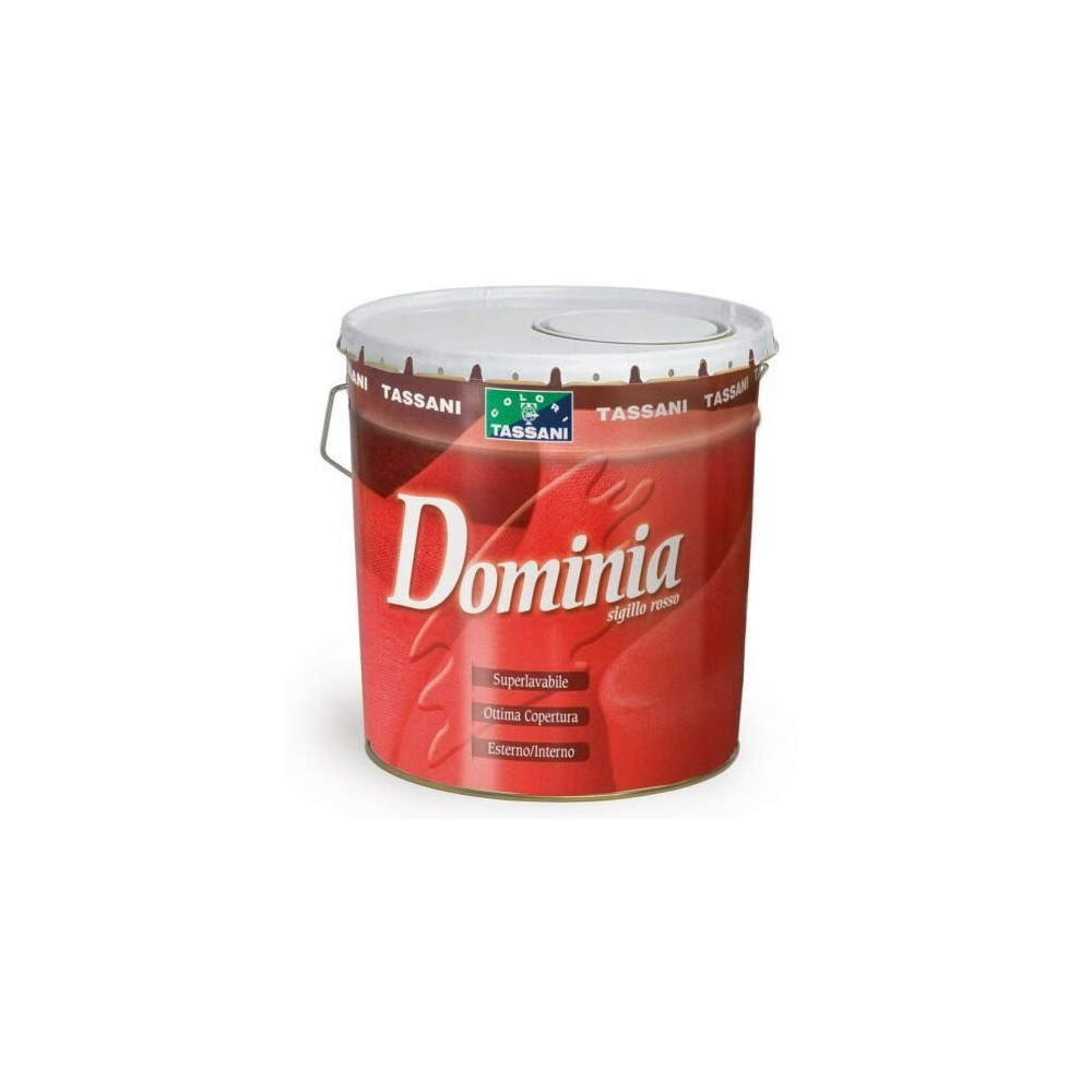 SUPERLAVABILE PER ESTERNI ED INTERNI DOMINIA SIGILLO ROSSO 14LT TASSANI COD.3050 SUPERLAVABILE PER ESTERNI ED INTERNI DOMINIA SIGILLO ROSSO 14LT TASSANI COD.3050