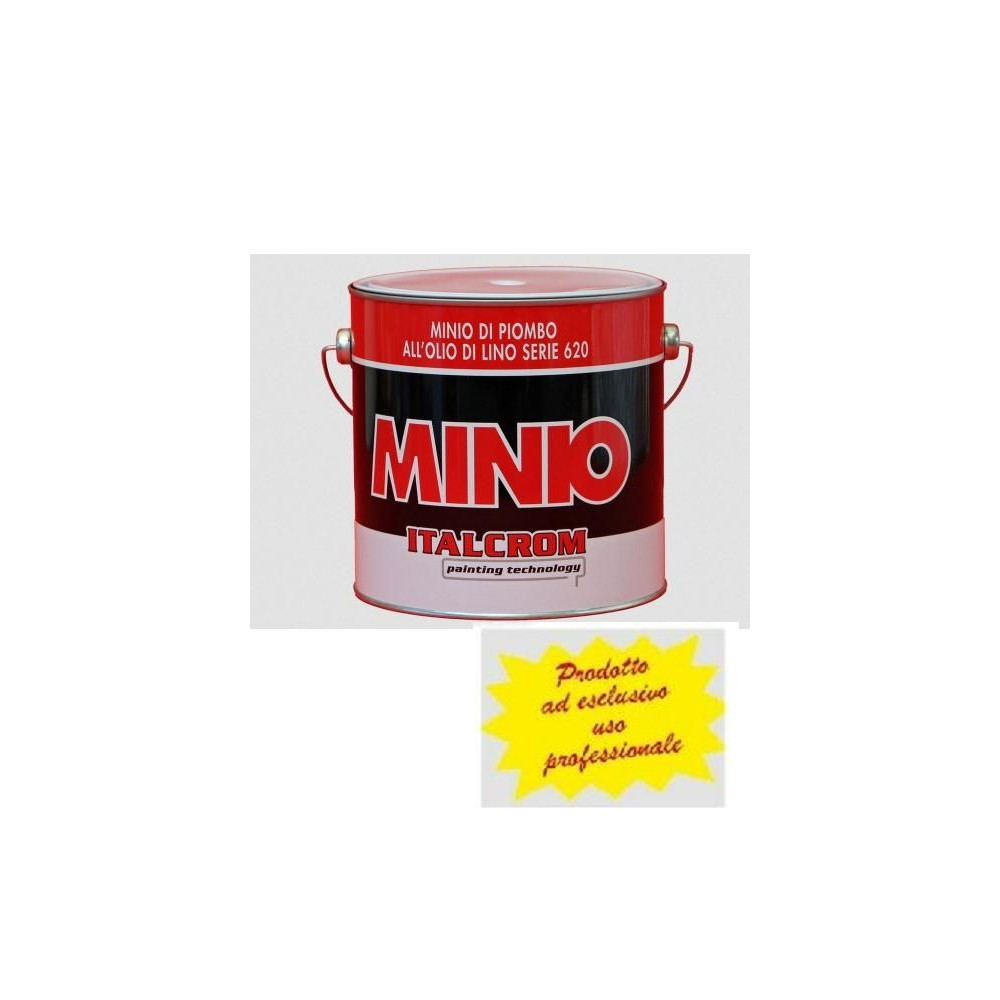 MINIO DI PIOMBO 2 LITRI fondo antiruggine all'olio di lino puro MINIO DI PIOMBO 2 LITRI fondo antiruggine all'olio di lino puro
